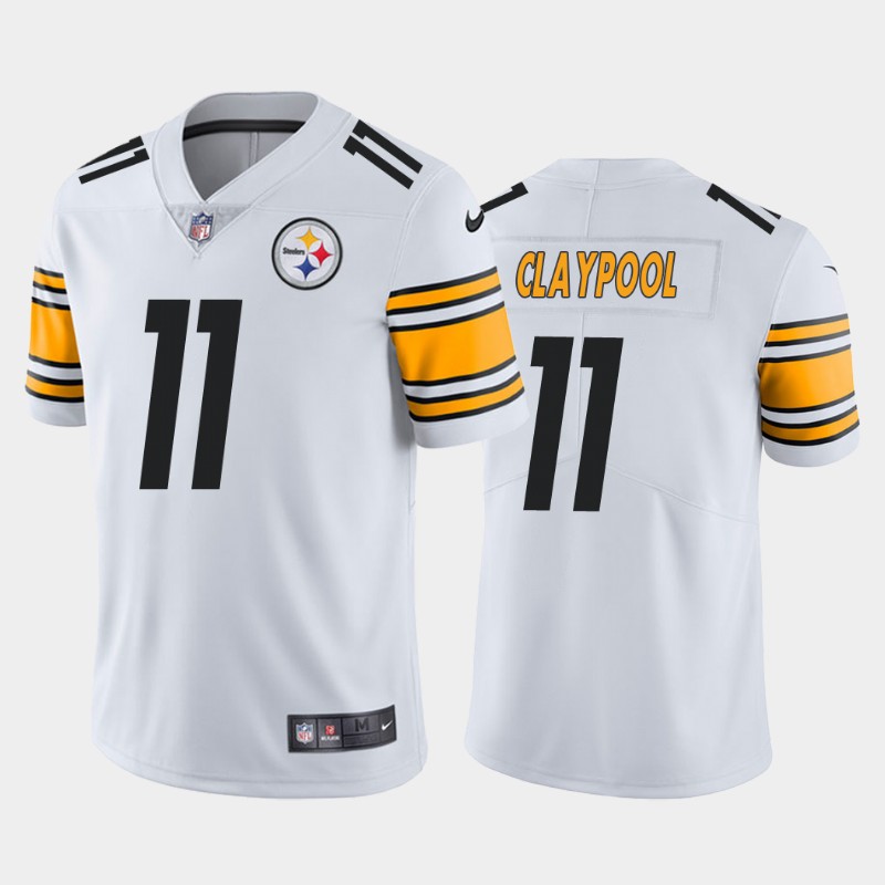 Youth Pittsburgh Steelers #11 Chase Claypool White Vapor Untouchable Limited Stitched Jersey